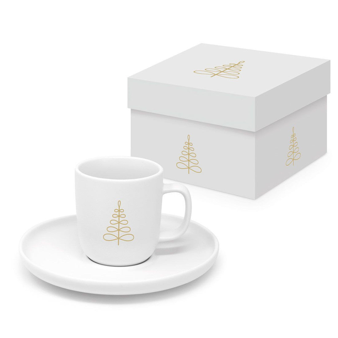 Filiżanka porcelanowa do espresso ze spodkiem Nastrój PPD – 90 ml