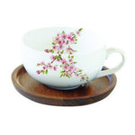 Filiżanka z drewnianym spodkiem Sakura Easy Life – Kwiat Wiśni, 250 ml