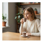 Filiżanki do espresso Świąteczny twist Easy Life – 2 szt. z łyżeczkami, 100 ml – zdjęcie 2