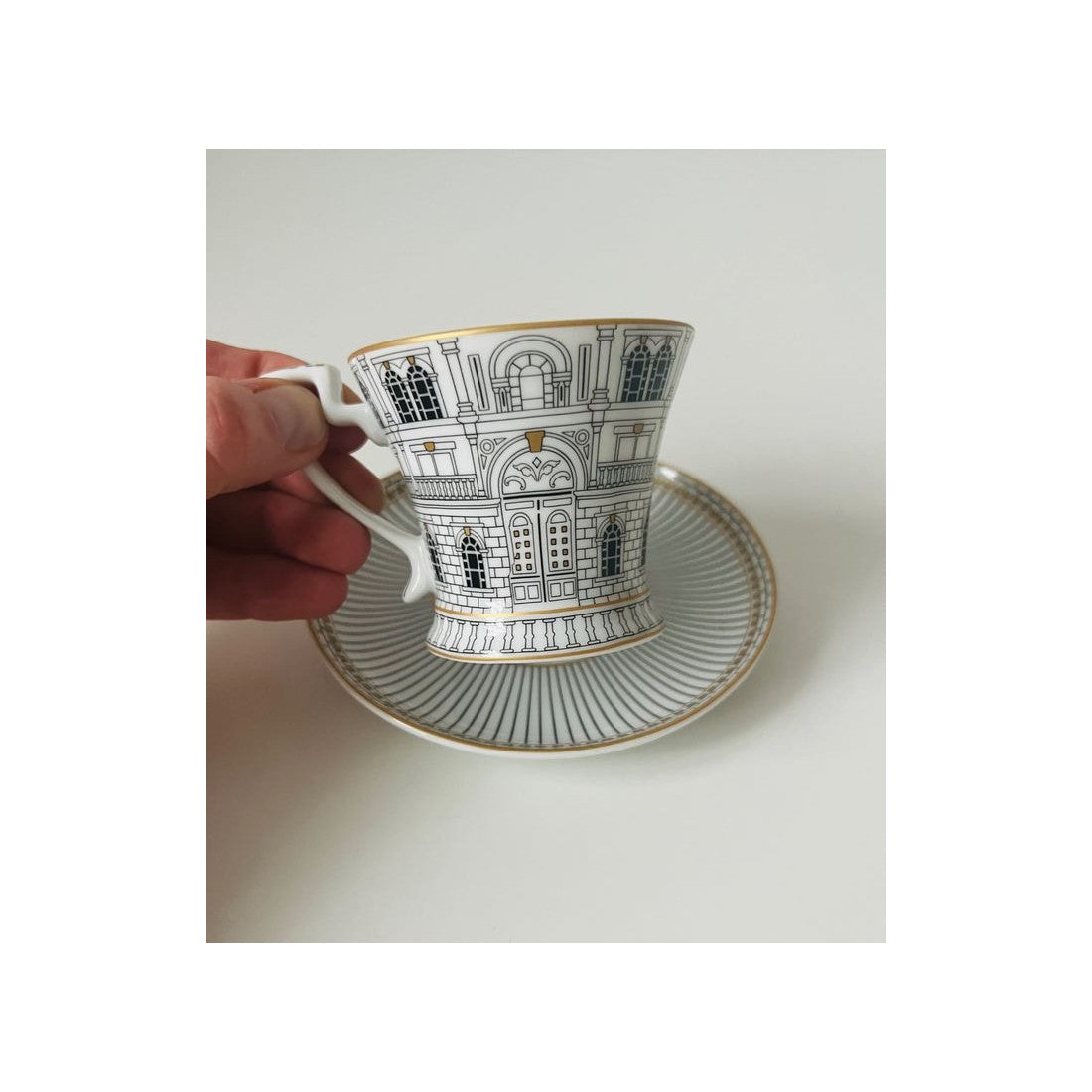 Filiżanki do espresso ze spodkami Palazzo Easy Life – 2 szt., 80 ml – zdjęcie 3