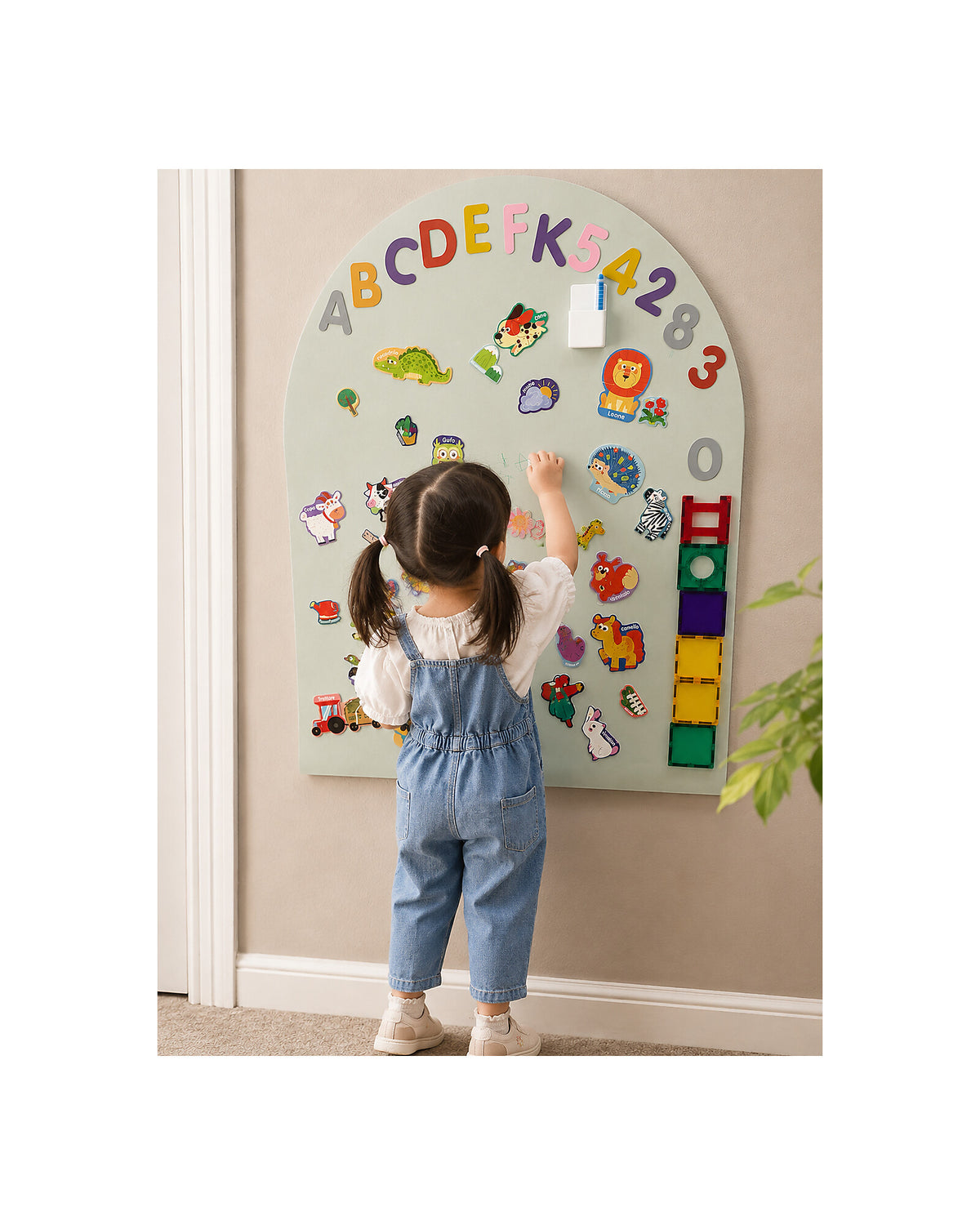 Tablica magnetyczna MagneKids Arch Sage Green – zdjęcie 5