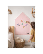 Family Nation MagneKids magnetyczna tablica samoprzylepna House 70×44 cm – Dusty Pink