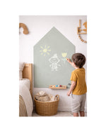 Family Nation MagneKids magnetyczna tablica samoprzylepna House 70×44 cm – Sage Green