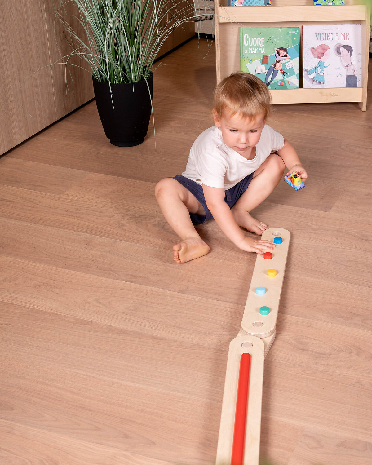 Family Nation sensoryczna dwustronna ścieżka Montessori 14 el. brzoza i buk