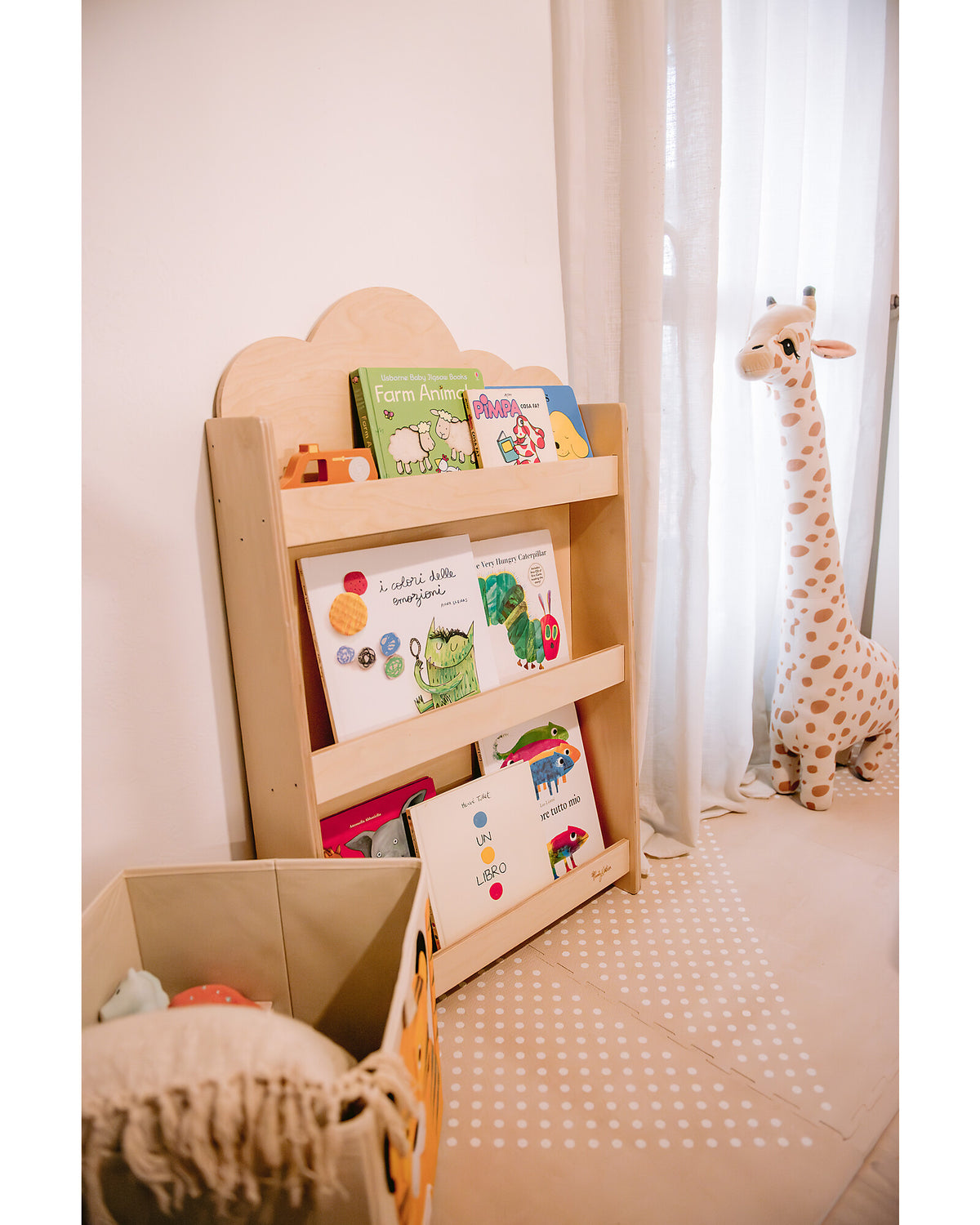 Family Nation biblioteczka Montessori, drewno brzozowe – Cloud