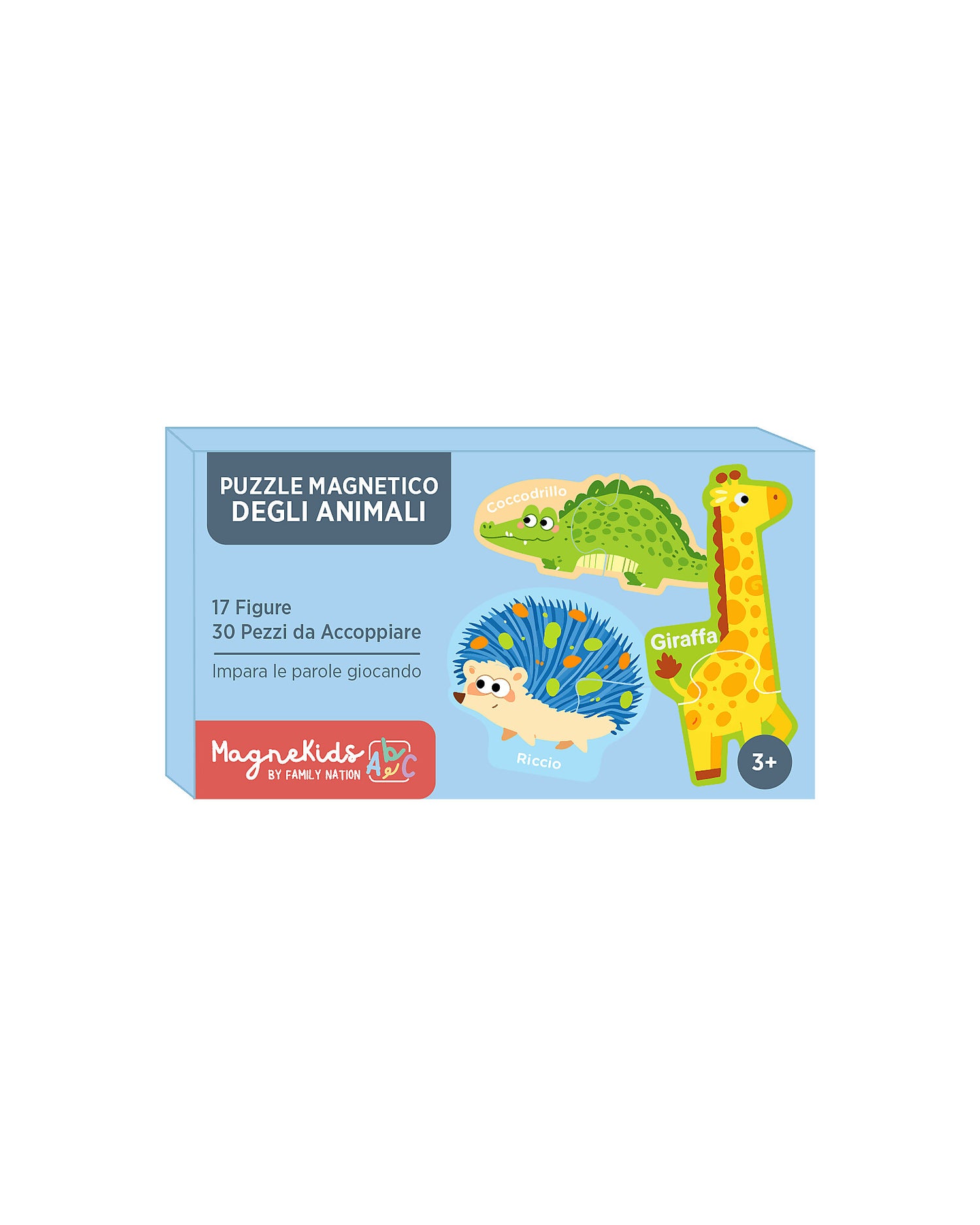 Family Nation MagneKids magnetyczne puzzle zwierzęta – 30 el.