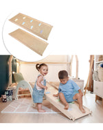 Family Nation zjeżdżalnia/rampa Montessori 2w1, drewno brzozowe