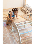 Family Nation zjeżdżalnia/rampa Montessori 2w1, drewno brzozowe