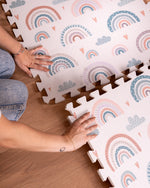 Family Nation mata puzzle Montessori 6 el. 175×117 cm – Rainbow
