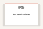 Karta podarunkowa "Family Republic"