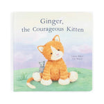 Książeczka Jellycat „Ginger, the Courageous Kitten” – okładka z przodu