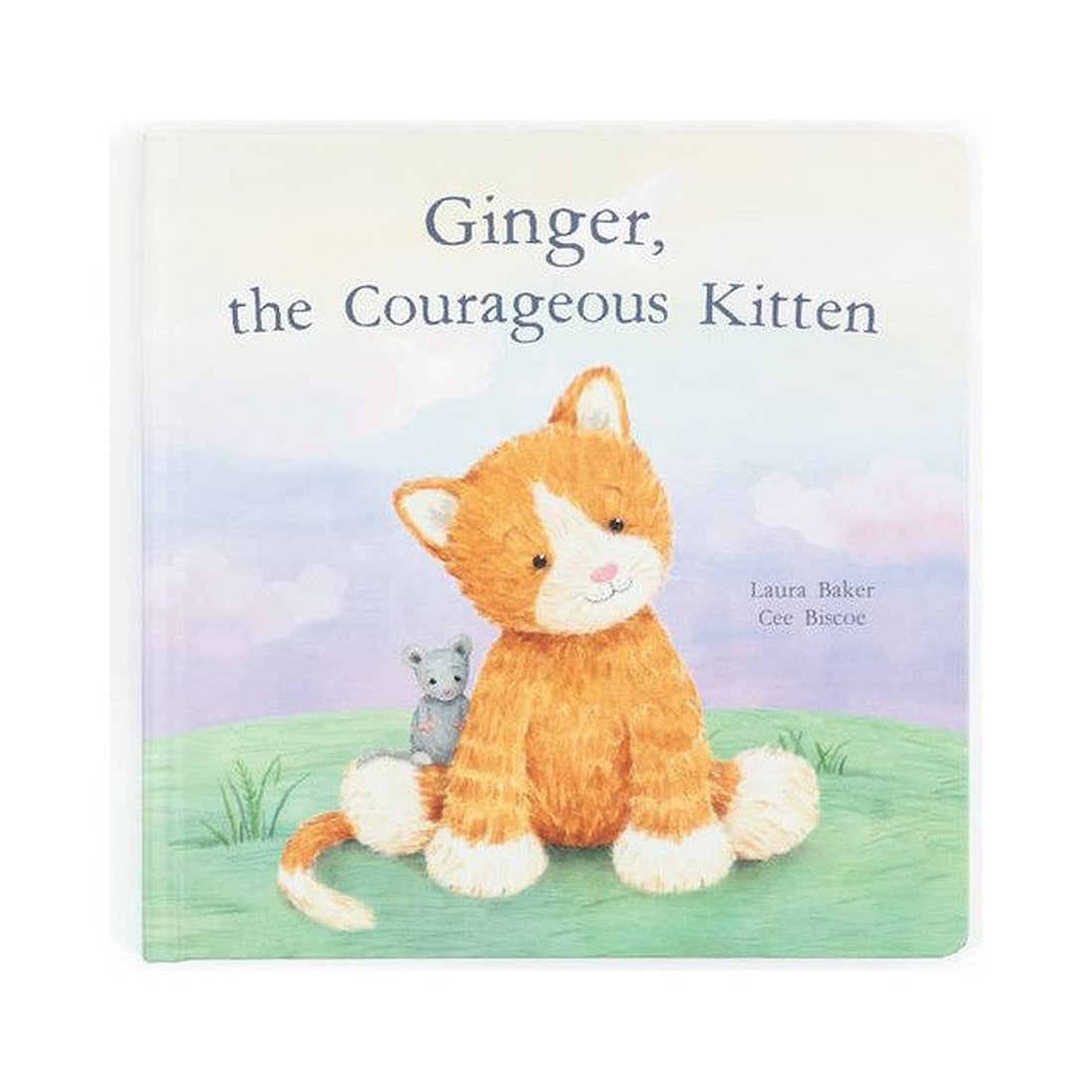 Książeczka Jellycat „Ginger, the Courageous Kitten” – okładka z przodu