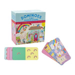 Gra Domino 2 w 1 Tęczowe Wróżki Floss & Rock – 28 kart – zdjęcie 2