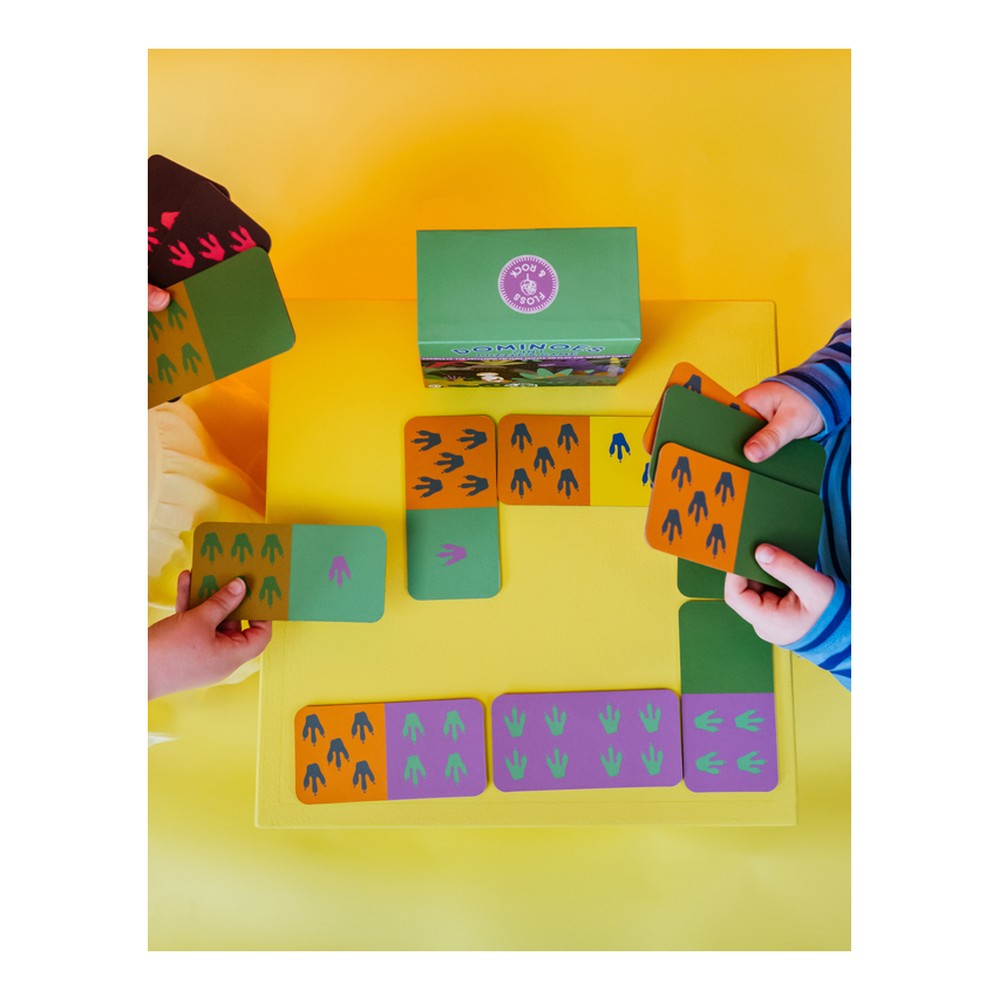 Gra Domino 2 w 1 Tęczowe Wróżki Floss & Rock – 28 kart – zdjęcie 5