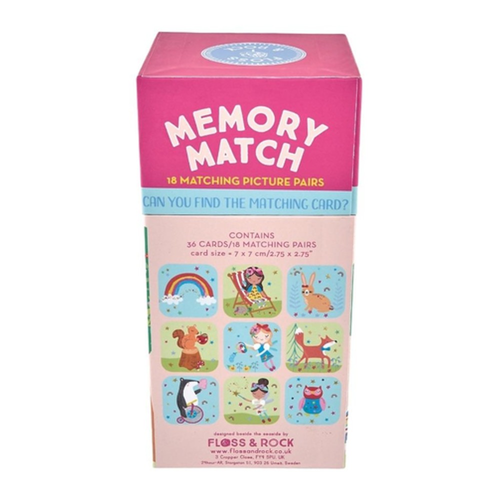 Gra pamięciowa Memorki Tęczowe Wróżki Floss & Rock – 36 kart – zdjęcie 4