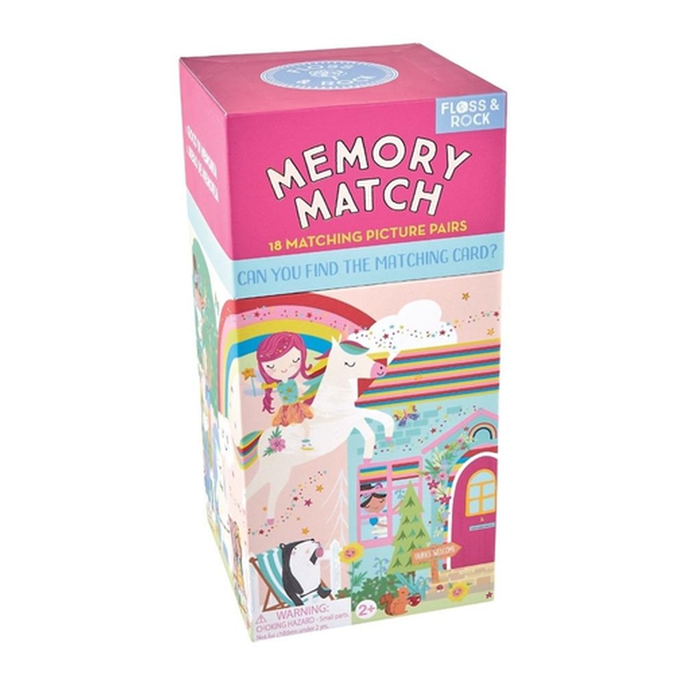 Gra pamięciowa Memorki Tęczowe Wróżki Floss & Rock – 36 kart