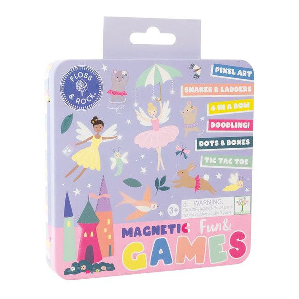Gry magnetyczne w puszce 6w1 Baletnice Floss & Rock