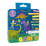 Gry magnetyczne w puszce 6w1 Floss & Rock – Dinozaury