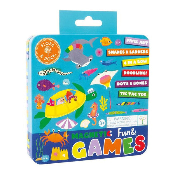 Gry magnetyczne w puszce 6w1 Floss & Rock – Ocean
