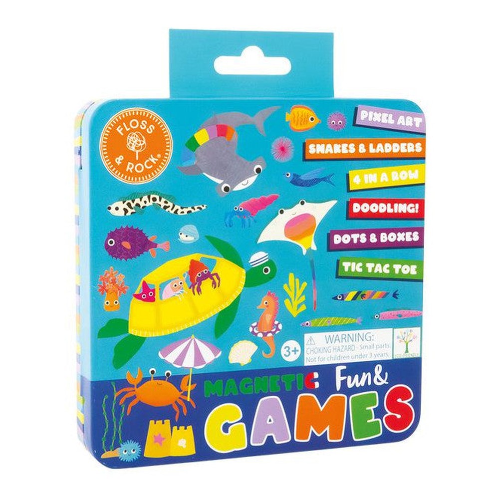 Gry magnetyczne w puszce 6w1 Floss & Rock – Ocean