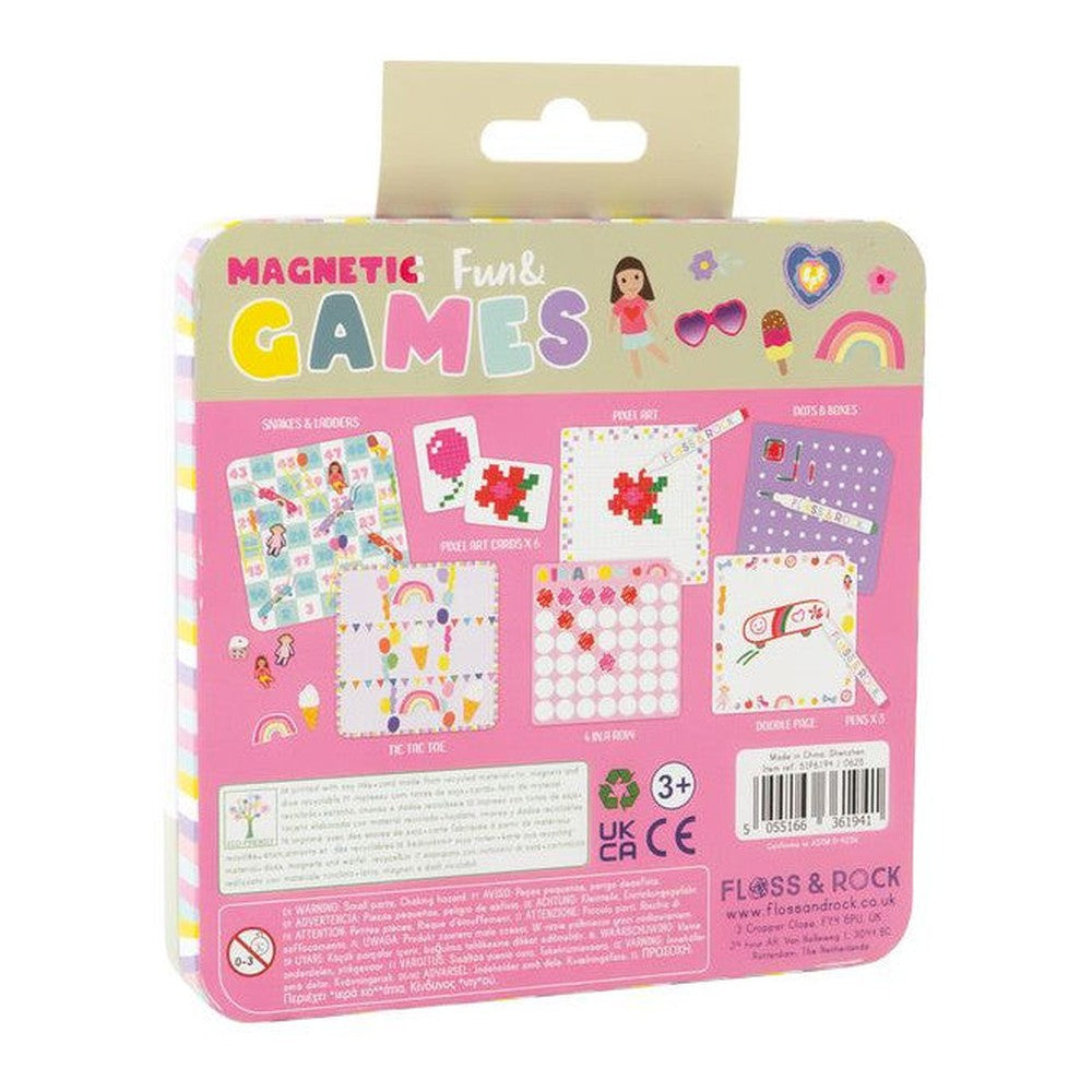 Gry magnetyczne w puszce 6w1 Floss & Rock – Przyjaciółki – zdjęcie 3