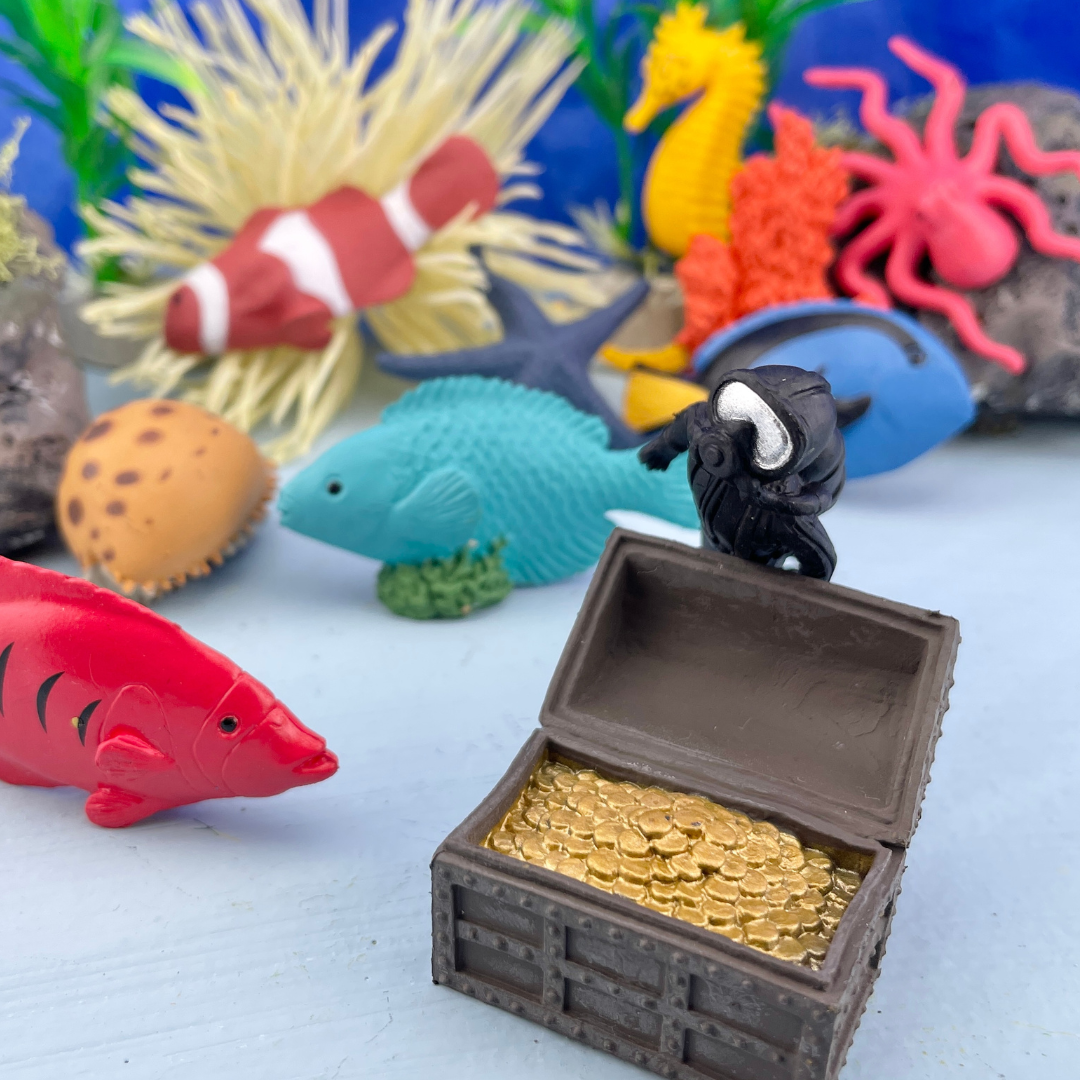 Figurki w tubie Safari Ltd – Rafa koralowa, 11 szt. – zdjęcie 5