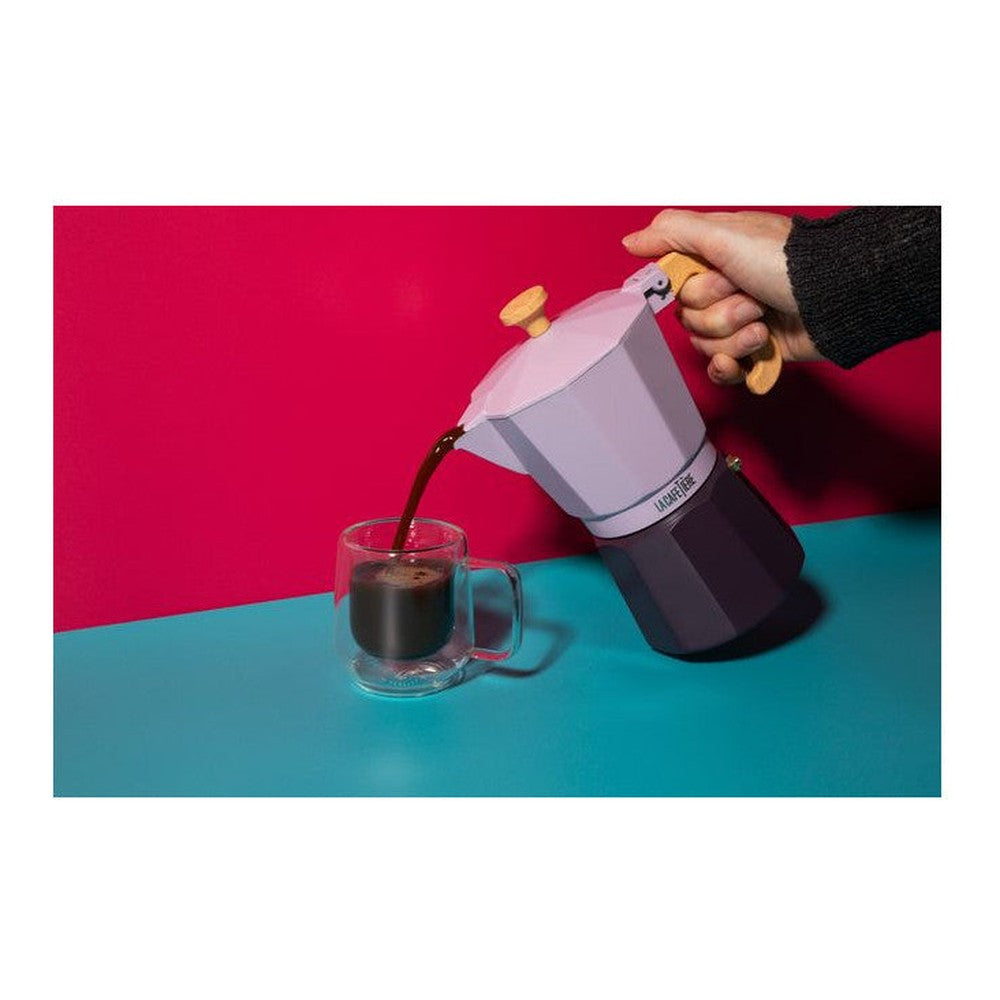 Kawiarka Venice La Cafetière – fioletowa, 3 filiżanki 150 ml – zdjęcie 5