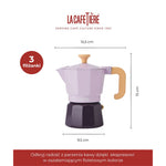 Kawiarka Venice La Cafetière – fioletowa, 3 filiżanki 150 ml – zdjęcie 8