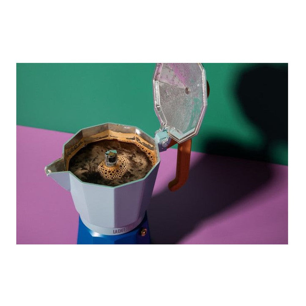 Kawiarka Venice La Cafetière – niebieska, 6 filiżanek 290 ml – zdjęcie 4