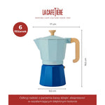 Kawiarka Venice La Cafetière – niebieska, 6 filiżanek 290 ml – zdjęcie 8