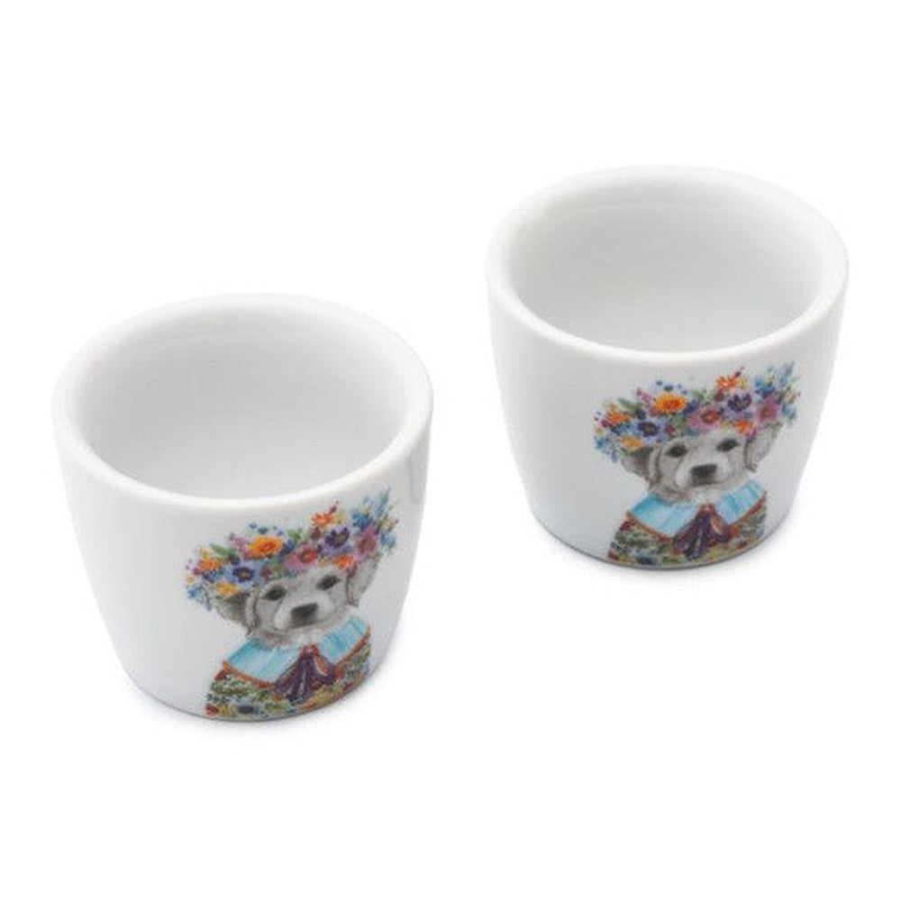 Kieliszki do jajek Szczeniak Tipperleyhill Mikasa – porcelanowe, 2 szt. – zdjęcie 2