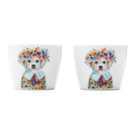 Kieliszki do jajek Szczeniak Tipperleyhill Mikasa – porcelanowe, 2 szt.