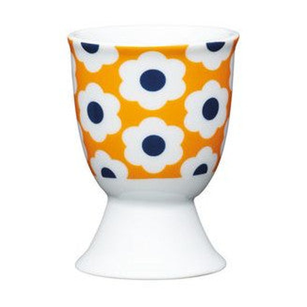 Kieliszki na jajko Retro Flower Spot Kitchen Craft – zestaw 4 szt.