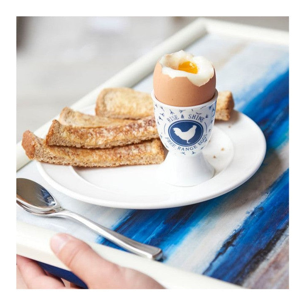 Kieliszki na jajko Traditional Blue Hen Kitchen Craft – zestaw 4 szt. – zdjęcie 3
