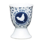 Kieliszki na jajko Traditional Blue Hen Kitchen Craft – zestaw 4 szt.