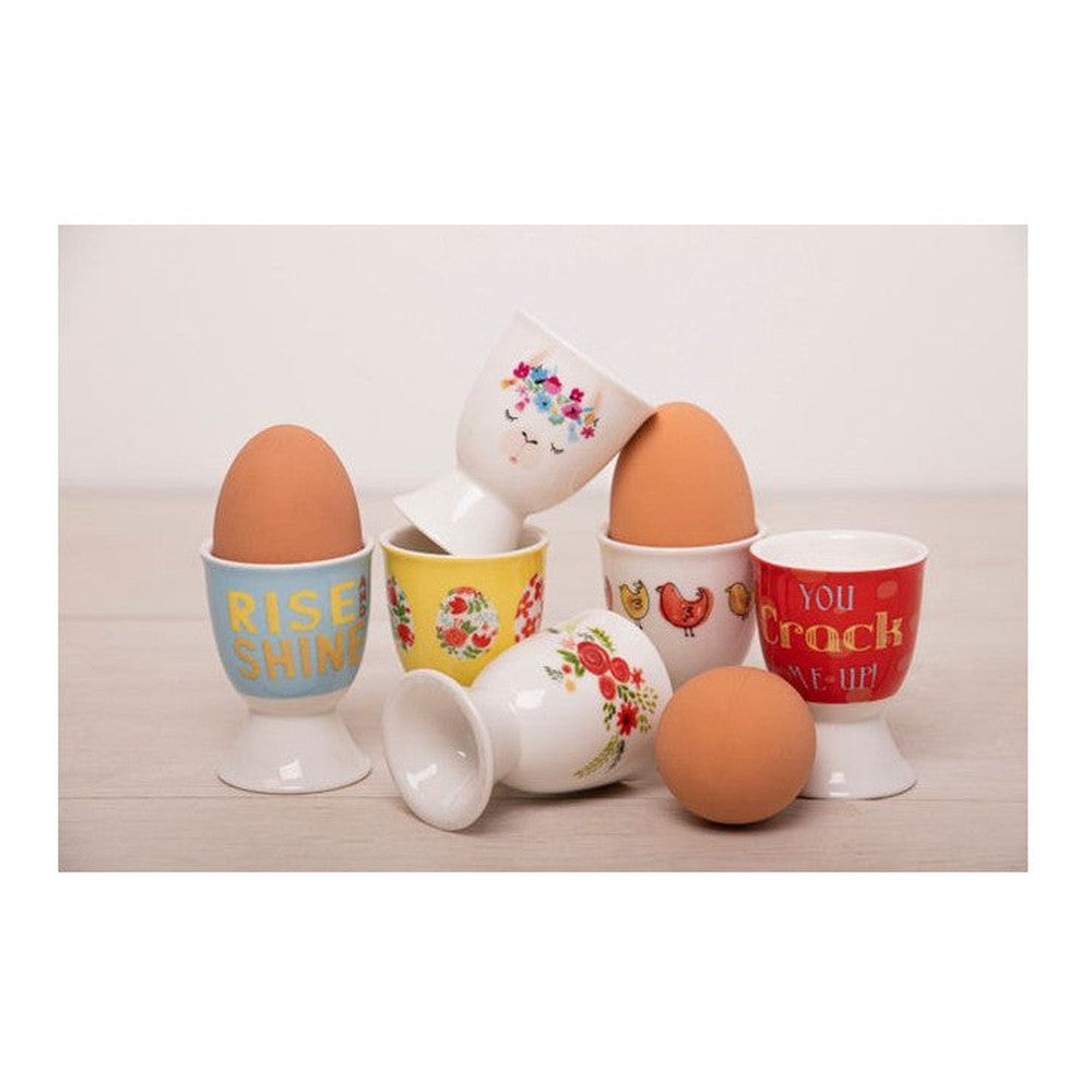 Kieliszki na jajko „You crack me up” Kitchen Craft – zestaw 4 szt. – zdjęcie 3