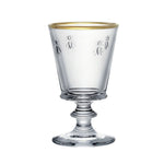 Kieliszki ze złotą obwódką Abeille La Rochère – 4 szt., 220 ml