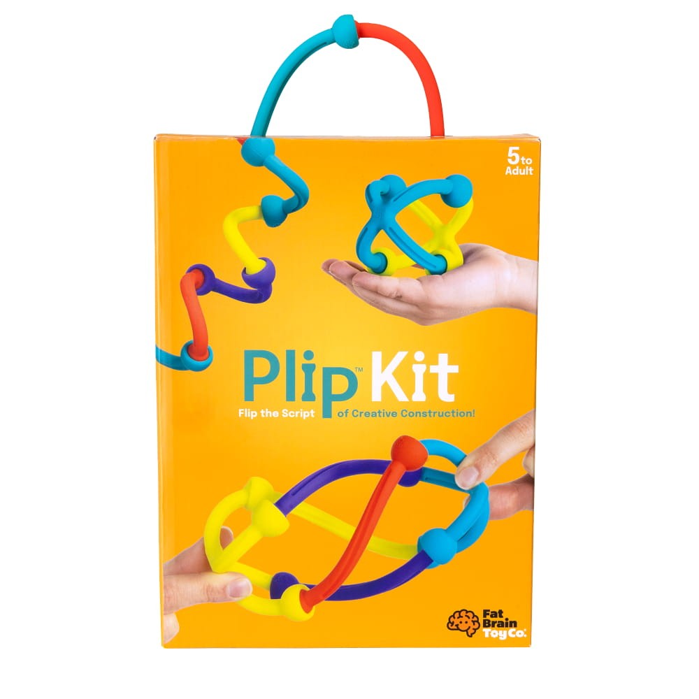 Klocki silikonowe Fat Brain Toy Co. – Plip Kit, 46 elementów – zdjęcie 11