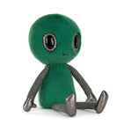 Maskotka Jellycat – Kosmita Zyllan 29 cm, widok 3/4 z przodu