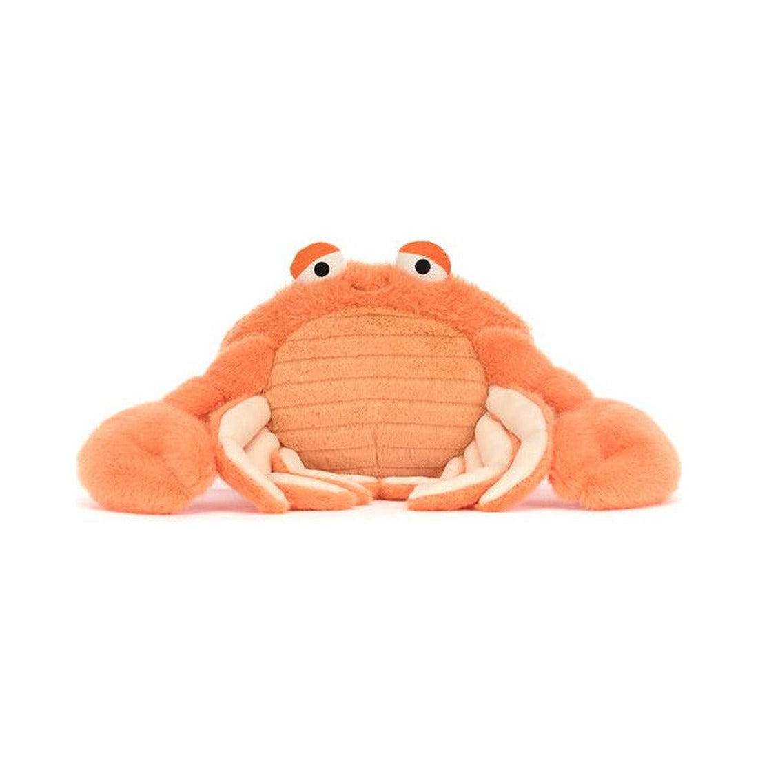 Maskotka Jellycat – Krab Pinchsnap 20 cm, zbliżenie na puszyste nóżki