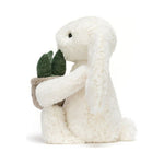 Maskotka Jellycat – Króliczek Kremowy z Aloesem 31 cm, widok z boku