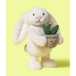Maskotka Jellycat – Króliczek Kremowy z Aloesem 31 cm, zdjęcie na żółtym tle