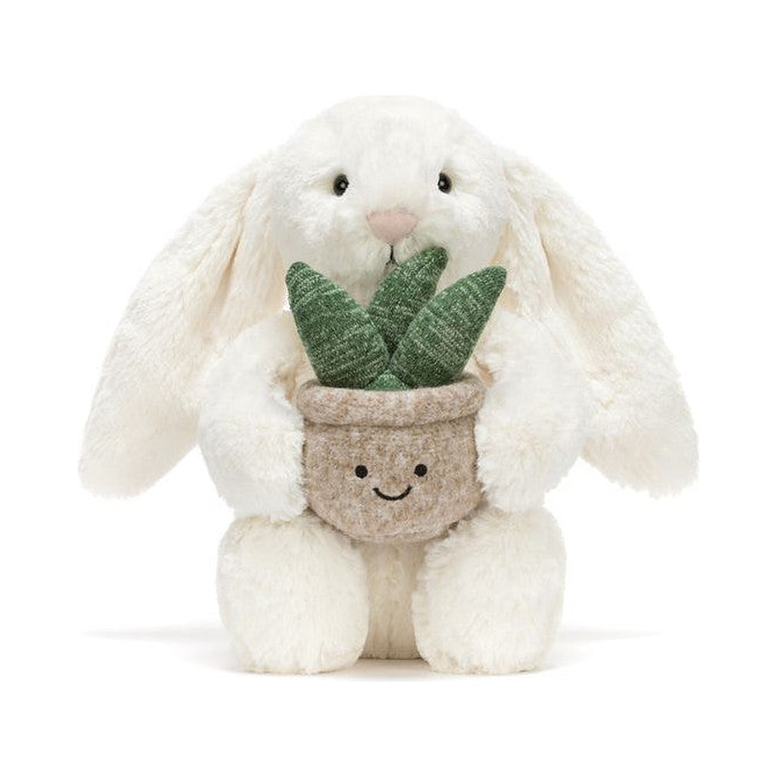 Maskotka Jellycat – Króliczek Kremowy z Aloesem 31 cm, widok z przodu