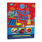 Książeczka z błyszczącymi foliami Na Budowie Floss & Rock – 30 arkuszy folii
