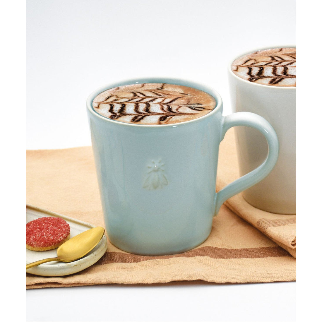 Kubek ceramiczny Abeille La Rochère – błękitny, 400 ml – zdjęcie 2