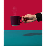 Kubek ceramiczny do kawy La Cafetière – fioletowy, 350 ml – zdjęcie 3