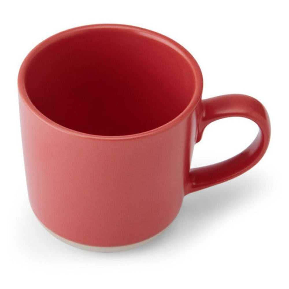 Kubek kamionkowy La Cafetière – czerwony 350 ml – zdjęcie 2