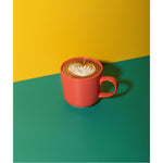 Kubek kamionkowy La Cafetière – czerwony 350 ml – zdjęcie 3