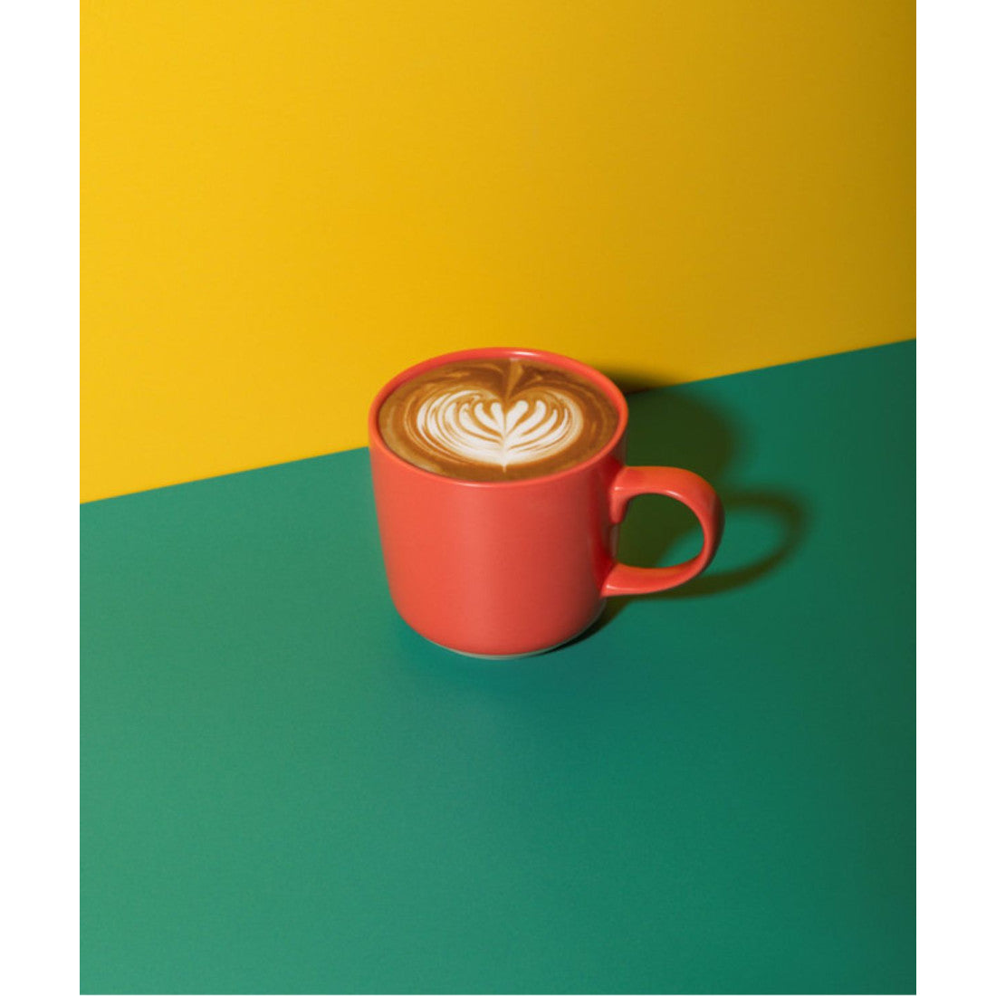 Kubek kamionkowy La Cafetière – czerwony 350 ml – zdjęcie 3