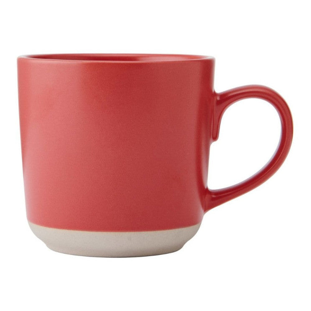 Kubek kamionkowy La Cafetière – czerwony 350 ml